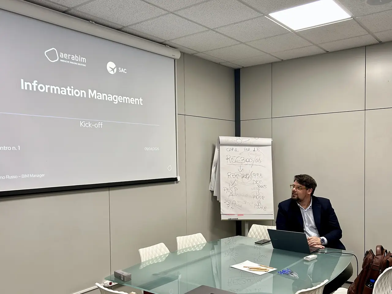 Incontro di apertura del percorso Information Management fra Aerabim e SAC