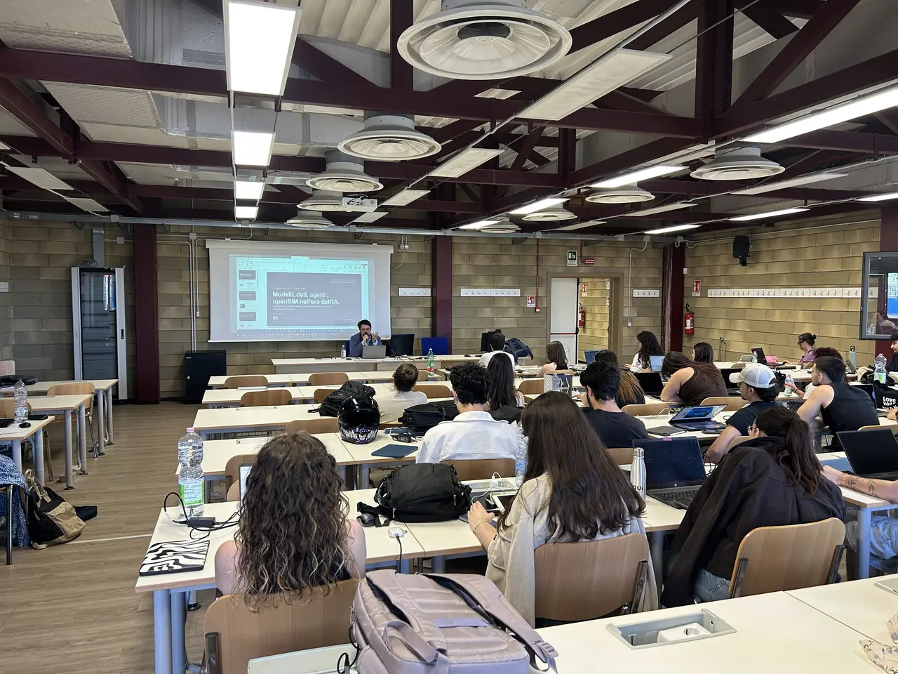 Un seminario di Aerabim con gli studenti di Ingegneria all'Università di Catania